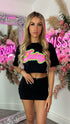 Riya "Juicy" Cut T Shirt Two Piece Set